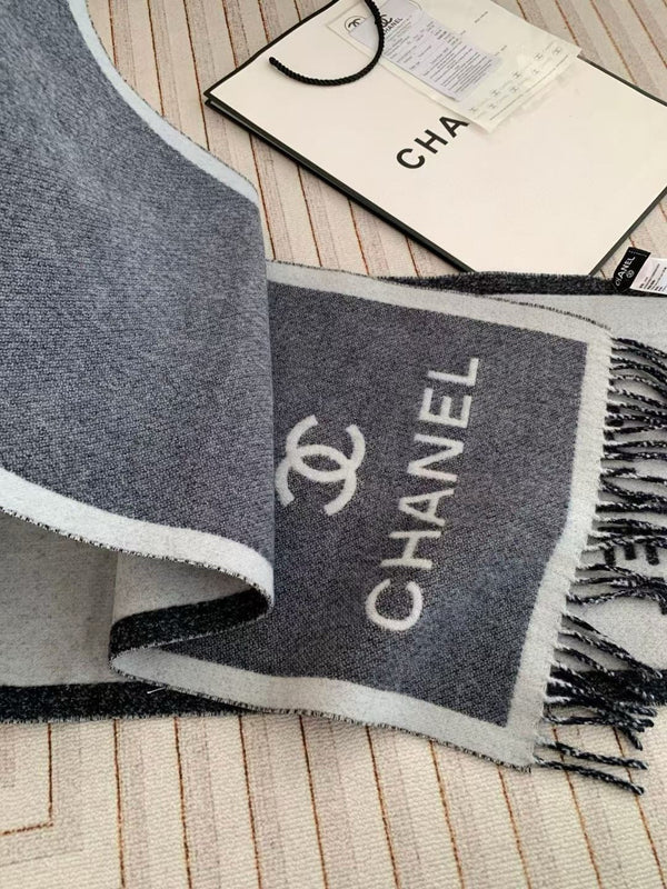 CHANEL 25S SCARF 180 CM IN CASHMERE 943987