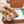 FLAT SHOES IN CREAM WHITE MESH FABRIC