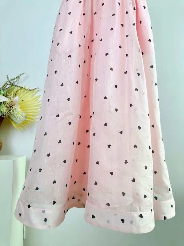 ZIMMERMANN HEART-PRINT KNEE-LENGTH DRESS 270169