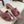 HM 26ss Oran Sandals 45 Dusty Rose Suede Cowhide 607217