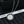 25P OVAL NECKLACE IN BLUE DENIM BLACK LEATHER-THREADED CHAIN