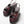 sandals burgundy black lambskin