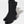 short boots black knit patent calfskin