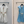 LV 25 Pleated Trendy Square Vest Dress White Blue Poliester