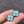 CLOVER 1 DIAMOND BLUE SKY SILVER EARRINGS