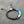 LV CHARM MONOGRAM BLACK AND BLUE BRACELET