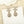 DOUBLE C DIAMONDS TEARDROP EARRINGS