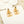 VINTAGE DOUBLE C GOLD DIAMONDS EARRINGS