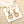 DOUBLE C MULTI HEART GOLD DROP EARRINGS