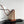 SMALL BUCKET CUIR TRIOMPHE 24CM IN STRIPED TEXTILE AND TAN CALFSKIN