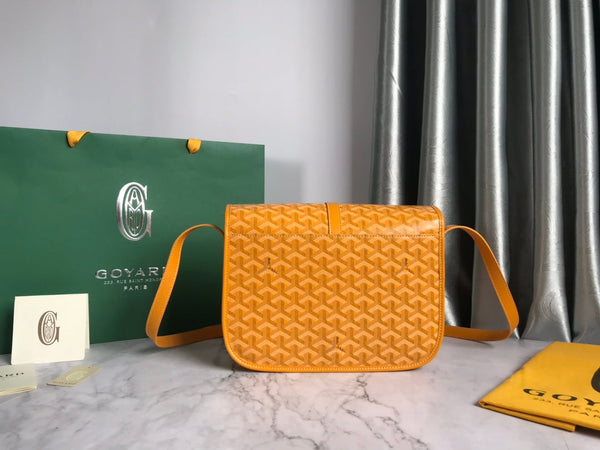 BELVEDERE MM BAG 28CM YELLOW CANVAS