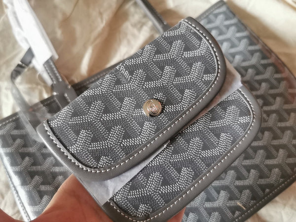 MINI HOBO BOHEME 38CM GREY CANVAS