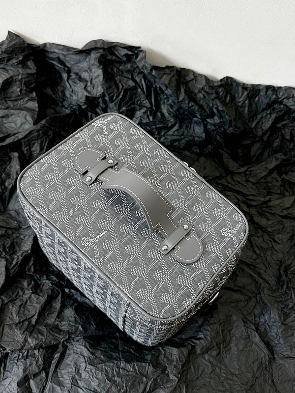 GOYA MAKEUP BOX BAG 20CM GREY CANVAS
