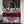 Large CD Book Tote 42cm White and Red Heart Butterfly Embroidery