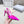 Vlogo Signature Slingback Pink Calfskin