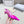 Vlogo Signature Slingback Pink Calfskin