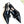 Rockstud Bow Slingback Black Calfskin With Matching Studs