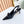 Rockstud Bow Slingback Black Calfskin With Matching Studs