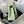 Medium Classic Flap Bag 23cm Light Green Lambskin Silver Hardware