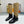 LV Westside Flat High Boot 40mm Black Mix Light Brown Lambskin