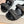 miu dad sandal black calfskin